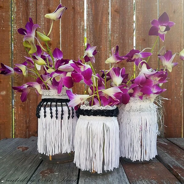 15" Metallic Chainette Fringe Trim Metallic Gold 6 15" Metallic Chainette Fringe Trim Metallic Gold - Image 4