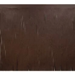 12" Premium Vegan Leather Fringe Trim Dark Brown