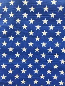 1 Yard Royal And White Stars Poly Cotton Fabric 59/60 Inch Width -Michaels Fabric Sale 4612191229026381232 1