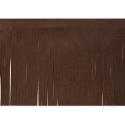 5 Yards Of 6" Premium Vegan Leather Fringe Trim | 5 Yard Cut Brown