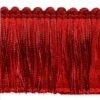 5 Yards Of Alina Brush Fringe Trim | 5 Yard Cut Red 2 5 Yards Of Alina Brush Fringe Trim | 5 Yard Cut Red -Michaels Fabric Sale 4612206925860516688