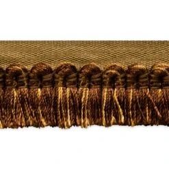 5 Yards Of Heavy Premiun Cut Fringe - Acorn Multi | 5 Yard Cut Chocolate Multi