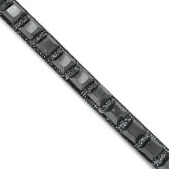 5 Yards Of 3/8" Medium Square Hot Fix Rhinestone Banding Trim Gunmetal -Michaels Fabric Sale 464547545216160 2