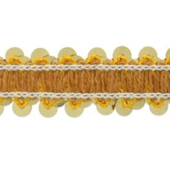 5 Yards Of 2 Row 7/8" Metallic Stretch Sequin Trim | 5 Yard Cut Green -Michaels Fabric Sale 465590948913760 1