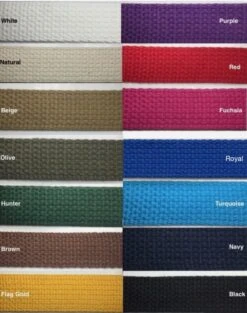 1" Cotton Webbing - 10 Continuous Yards - Made In USA! Navy 10 1" Cotton Webbing - 10 Continuous Yards - Made In USA! Navy -Michaels Fabric Sale 480018927555504