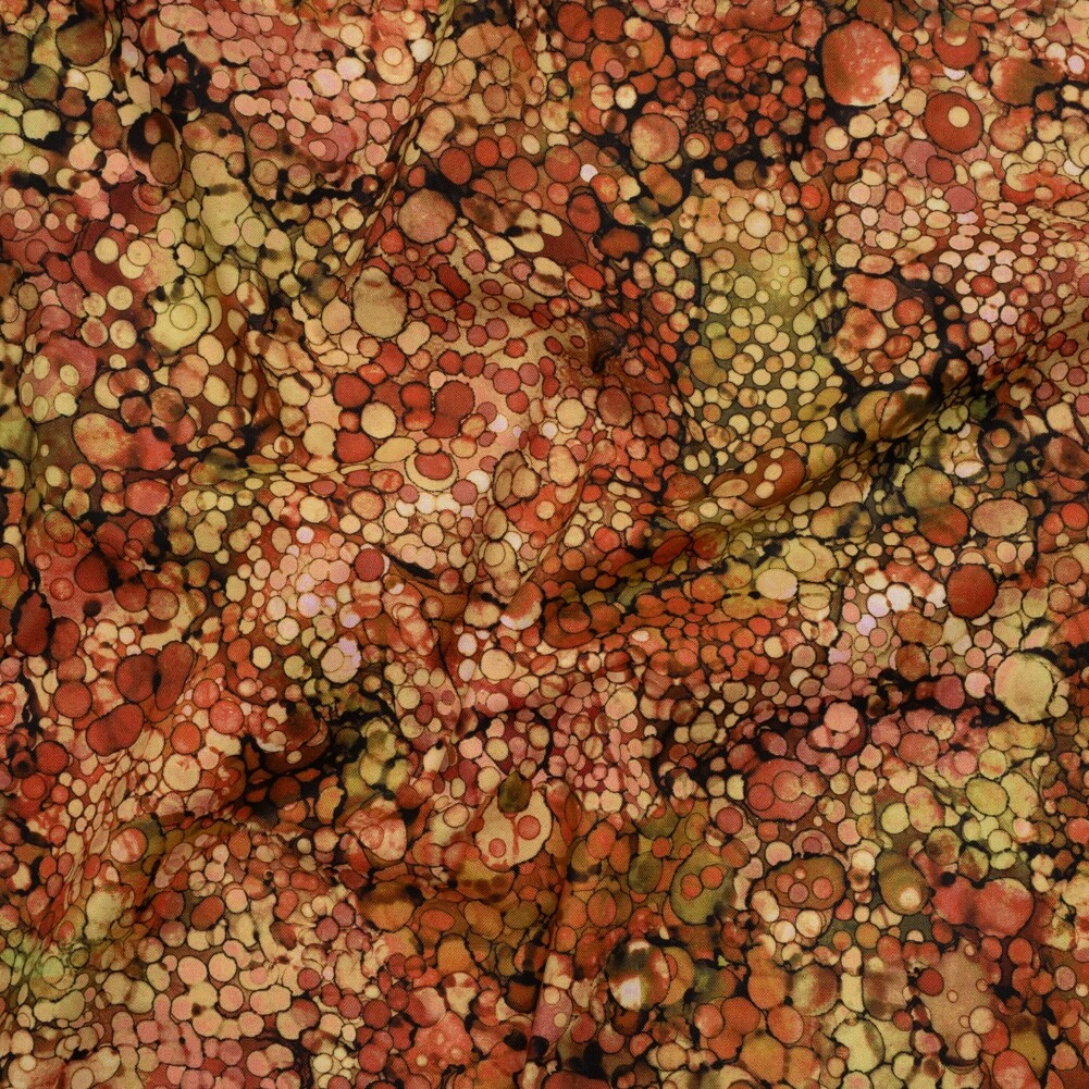 1 Yard Northcott Rust Bubbles Quilting Cotton Autumn Inspired 43 Inches Width 7 1 Yard Northcott Rust Bubbles Quilting Cotton Autumn Inspired 43 Inches Width - Image 5