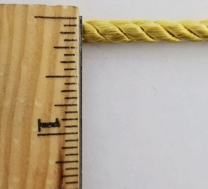 3/16" Twist Cord Rope Trimming - 18 Continuous Yards - MADE IN USA! Antique Gold 4 3/16" Twist Cord Rope Trimming - 18 Continuous Yards - MADE IN USA! Antique Gold - Image 2
