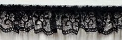 1" Ruffled Gathered Lace Trimming - 12 Continuous Yards! - Color Options! Black 14 1" Ruffled Gathered Lace Trimming - 12 Continuous Yards! - Color Options! Black -Michaels Fabric Sale 487352415833392