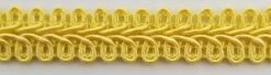 1/2" Chinese French Braid Gimp Trimming - 12 Continuous Yards - Many Colors! Yellow