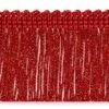 5 Yards Of 2" Metallic Chainette Fringe Trim | 5 Yard Cut Red 2 5 Yards Of 2" Metallic Chainette Fringe Trim | 5 Yard Cut Red -Michaels Fabric Sale 489244534789712
