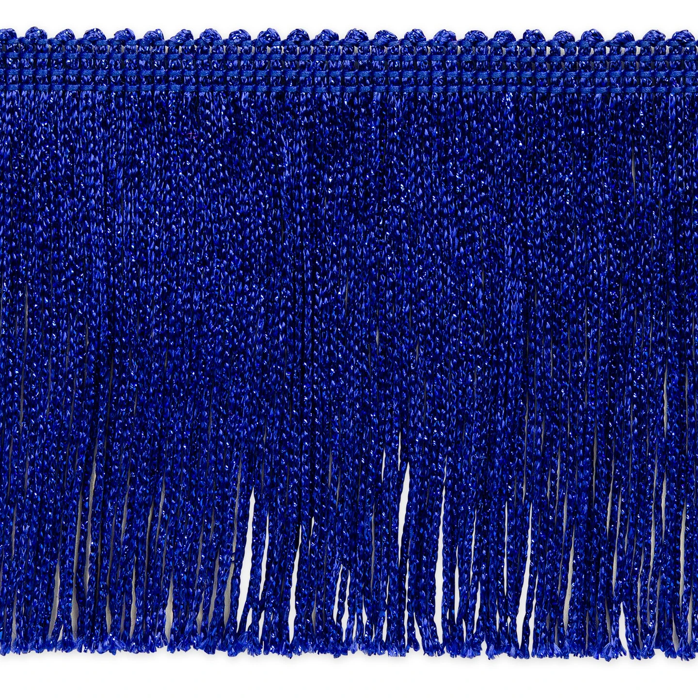 5 Yards Of 4" Metallic Chainette Fringe Trim | 5 Yard Cut Royal Blue 10 5 Yards Of 4" Metallic Chainette Fringe Trim | 5 Yard Cut Royal Blue - Image 8