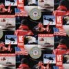 U.S Coast Guard Patch Pattern Cotton Fabric By The Yard -Michaels Fabric Sale 491070476274096