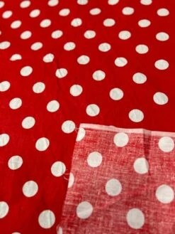 1 Yard Poly Cotton Fabric 1" Polka Dot Print, 58" Wide Durable Material For Apparel & Crafts Black/White 12 1 Yard Poly Cotton Fabric 1" Polka Dot Print, 58" Wide Durable Material For Apparel & Crafts Black/White -Michaels Fabric Sale 494679256081840 4