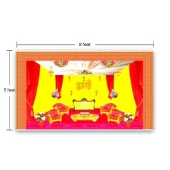 Haldi Ceremony Backdrop Indian Traditional Cloth 5x8 Feet Backdrop Haldi Banner Indian Wall Art Photo Decor Banner Indian Wedding Backdrop Decorative Cloth Haldi Stage Decor 29 Haldi Ceremony Backdrop Indian Traditional Cloth 5x8 Feet Backdrop Haldi Banner Indian Wall Art Photo Decor Banner Indian Wedding Backdrop Decorative Cloth Haldi Stage Decor -Michaels Fabric Sale 513835478283952 1