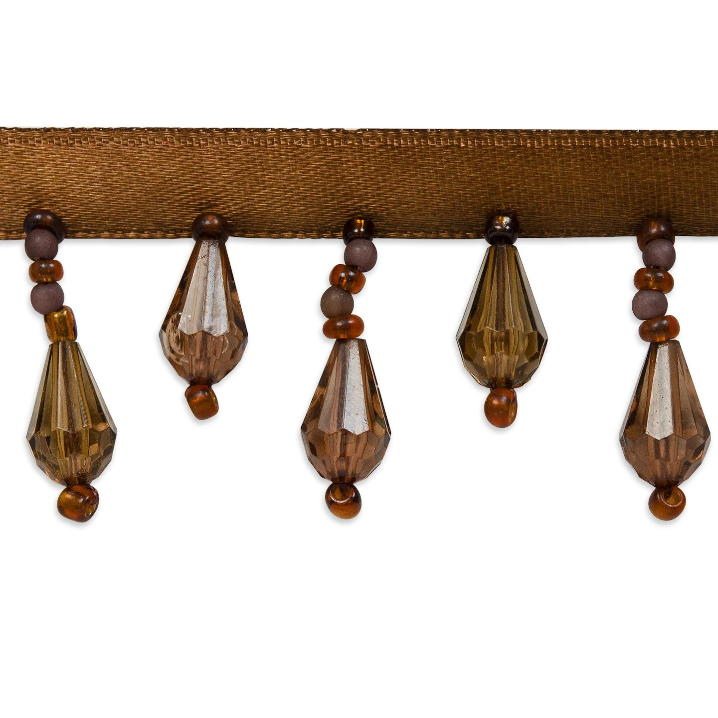 5 Yards Of Joanne Beaded Teardrop Fringe Trim | 5 Yard Cut Light Brown 10 5 Yards Of Joanne Beaded Teardrop Fringe Trim | 5 Yard Cut Light Brown - Image 8