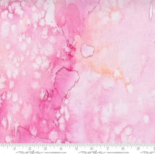 Pink Petal Flow Basic Watercolor Painting 44"/45" Fabric Per Yard 4 Pink Petal Flow Basic Watercolor Painting 44"/45" Fabric Per Yard - Image 2