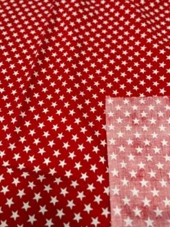 1 Yard Star Print Poly Cotton Fabric 60" Wide Soft & Durable For Apparel & Crafts White/Red 12 1 Yard Star Print Poly Cotton Fabric 60" Wide Soft & Durable For Apparel & Crafts White/Red -Michaels Fabric Sale 553652210509232 3