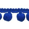 Belagio Pom Trim, 1.25" Wide, 10-Yard Bolt, Royal Blue 1 Belagio Pom Trim, 1.25" Wide, 10-Yard Bolt, Royal Blue -Michaels Fabric Sale 574443927705