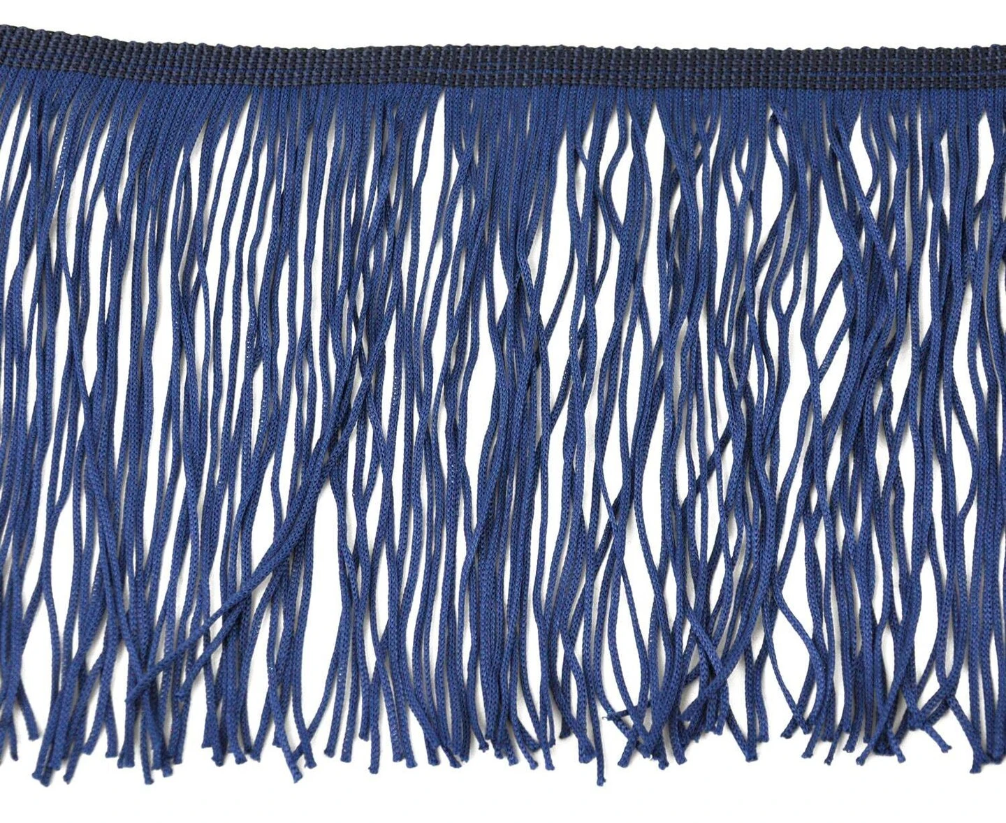 Belagio Chainette Fringe, 4" Wide, 10-Yard Bolt, Navy Blue 5 Belagio Chainette Fringe, 4" Wide, 10-Yard Bolt, Navy Blue - Image 3