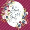 Bloom And Grow Panel 35x43 Inch Floral Burgundy Cotton Fabric By Riley Blake 2 Bloom And Grow Panel 35x43 Inch Floral Burgundy Cotton Fabric By Riley Blake -Michaels Fabric Sale 574451413529