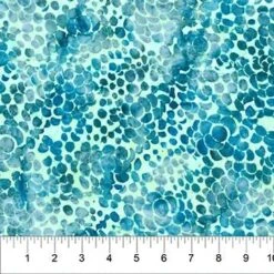 Banyan 83241-63 - NATURE'S BEAUTY - Stone Walkway - Teal 45" Fabric Per Yard