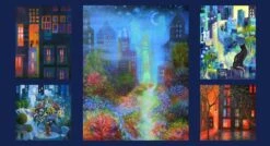 City Lights Panel 23x 42 Cotton Fabric By Clothworks 6 City Lights Panel 23x 42 Cotton Fabric By Clothworks -Michaels Fabric Sale 6108617715001