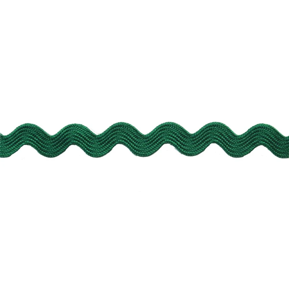 Belagio Small Ric Rac Trim, 0.375" Wide, 25 Yards, Hunter Green 3 Belagio Small Ric Rac Trim, 0.375" Wide, 25 Yards, Hunter Green