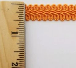 1/2" Chinese French Braid Gimp Trimming - 12 Continuous Yards - Many Colors! Orange -Michaels Fabric Sale 66662372930864 1