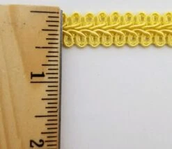 1/2" Chinese French Braid Gimp Trimming - 12 Continuous Yards - Many Colors! Yellow -Michaels Fabric Sale 66663633319216 1