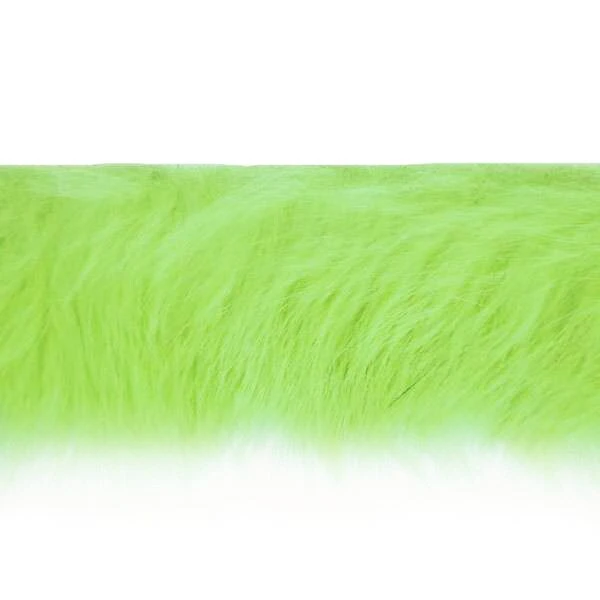 5 Yards Of 2 1/4" Rabbit Fur Trim | 5 Yard Cut Cranberry/ Sage 5 5 Yards Of 2 1/4" Rabbit Fur Trim | 5 Yard Cut Cranberry/ Sage - Image 3