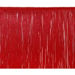 20 Yards Of 4" Chainette Fringe Trim | 20 Yard Cut Red