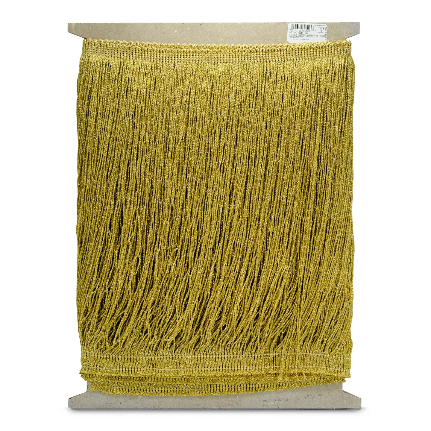 15" Metallic Chainette Fringe Trim Metallic Gold 5 15" Metallic Chainette Fringe Trim Metallic Gold - Image 3