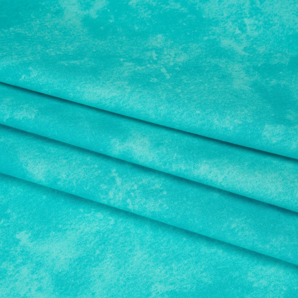 1 Yard Tiffany Blue Quilting Cotton Fabric Printed Fresco Texture , 44" Wide 6 1 Yard Tiffany Blue Quilting Cotton Fabric Printed Fresco Texture , 44" Wide - Image 4