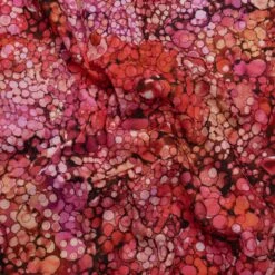 1 Yard Coral Reef Bubbles Quilting Cotton Fabric Bliss Collection Red Fuchsia Coral 43 Inch Width -Michaels Fabric Sale 7713081778096 2