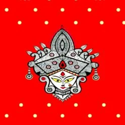 Indian Durga Mata Backdrop Traditional Cloth Durga Pooja Navratri Backdrop Hindu Pooja Decor Indian Wall Art Photo Wall Banner Decorative Hangings Housewarming Gift Green -Michaels Fabric Sale 79596791002800 1