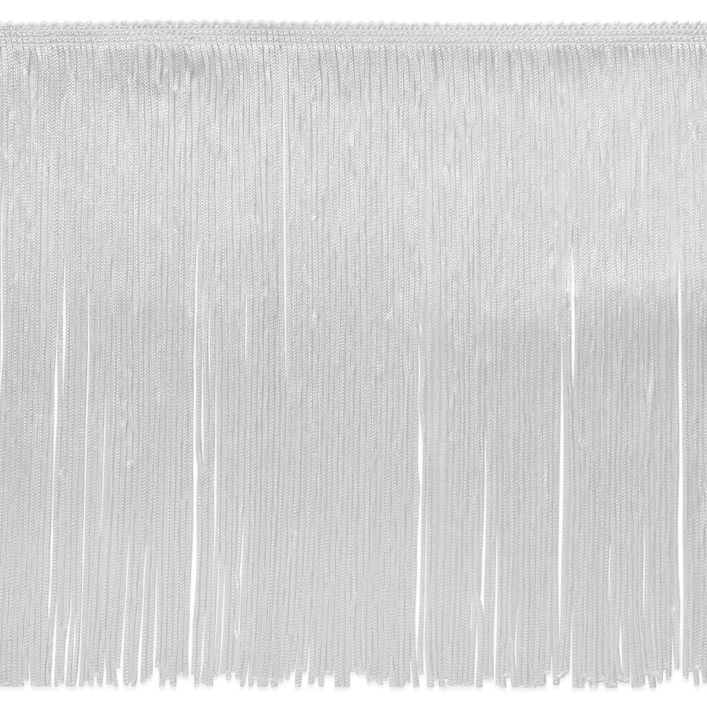 10 Yards Of 12" Chainette Fringe Trim | 10 Yard Cut White 10 10 Yards Of 12" Chainette Fringe Trim | 10 Yard Cut White - Image 8