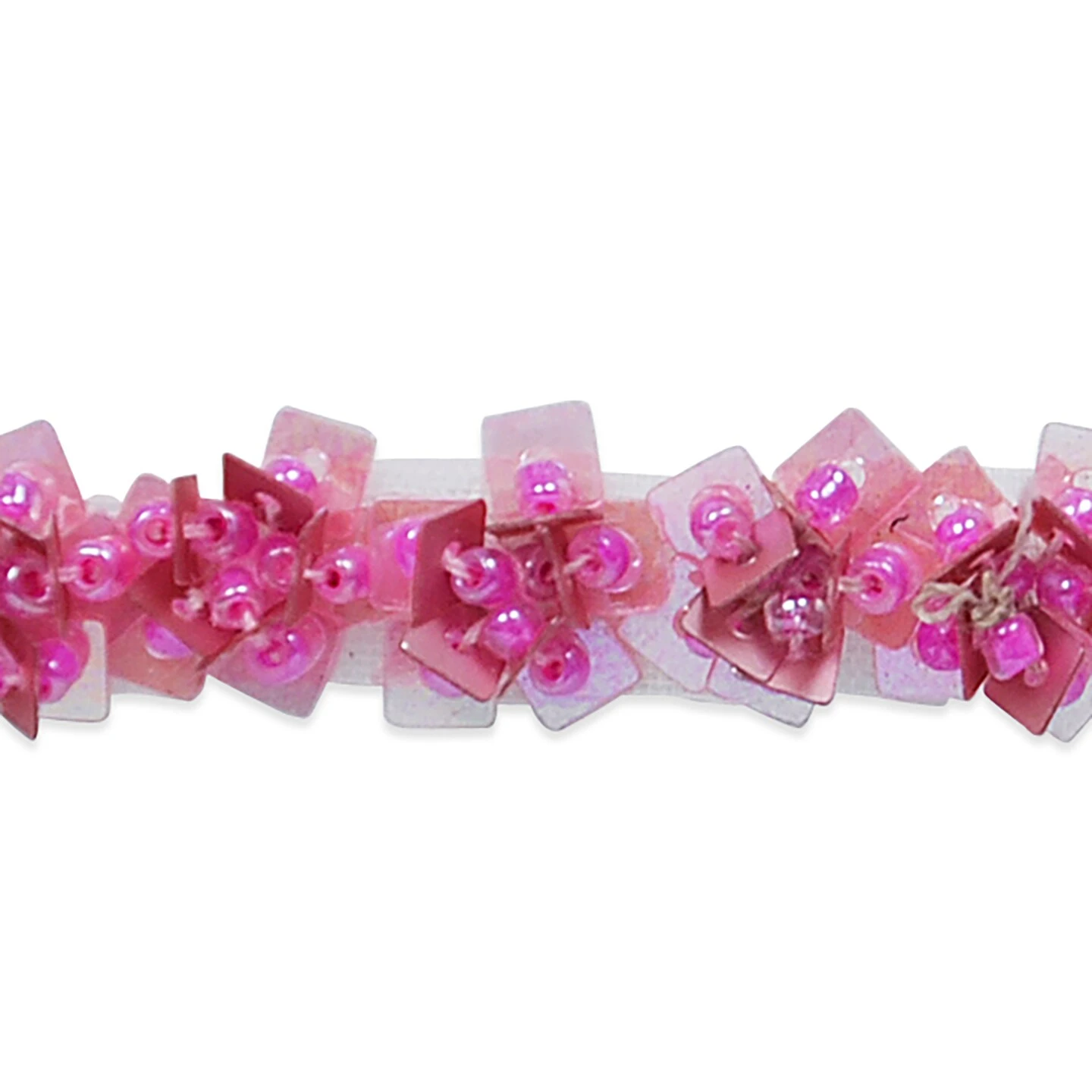 5 Yards Of Tabitha Sequin Flower Beaded Trim | 5 Yard Cut Brown 4 5 Yards Of Tabitha Sequin Flower Beaded Trim | 5 Yard Cut Brown - Image 2