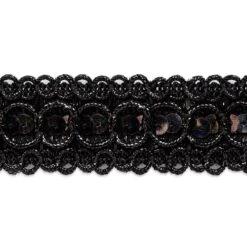 20 Yards Of Trish Sequin Metallic Braid Trim | 20 Yard Cut Black 13 20 Yards Of Trish Sequin Metallic Braid Trim | 20 Yard Cut Black -Michaels Fabric Sale 86479300232848 1