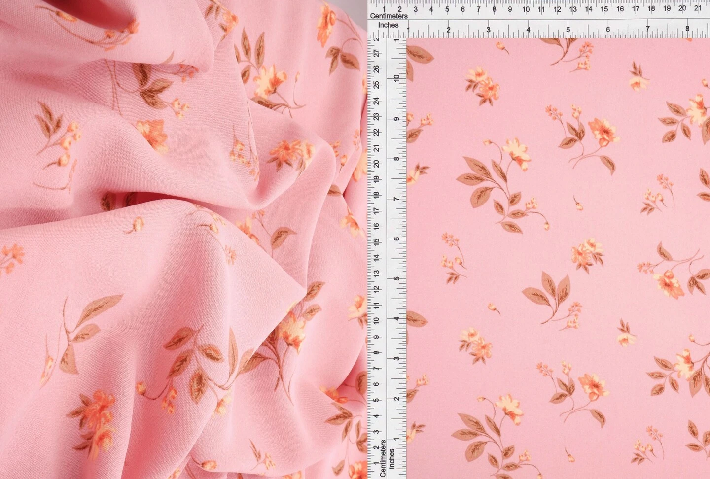 100% Polyester Cey Floral Print Fabric Lightweight Woven 58/59” Wide ROSE LT 8 100% Polyester Cey Floral Print Fabric Lightweight Woven 58/59” Wide ROSE LT - Image 6