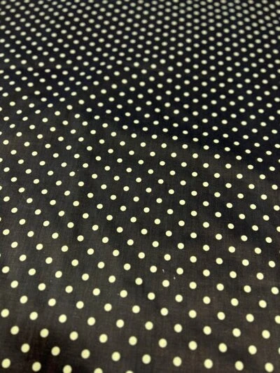 1 Yard Small Polka Dot Poly Cotton Fabric 60" White/Red 7 1 Yard Small Polka Dot Poly Cotton Fabric 60" White/Red - Image 5