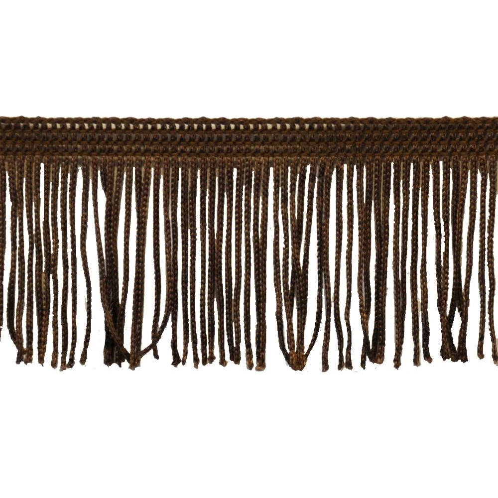Belagio Chainette Fringe, 2" Wide, 10- Yard Bolt, Brown 5 Belagio Chainette Fringe, 2" Wide, 10- Yard Bolt, Brown - Image 3