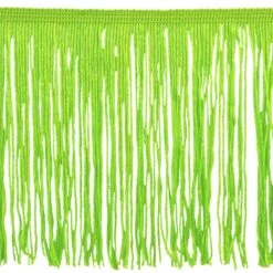 Belagio Chainette Fringe, 6" Wide, Lime Green, 10-Yard Bolt -Michaels Fabric Sale 9071294797977 2