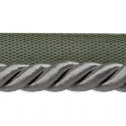 10 Yards Of Hilda 3/8" TwistedLip Cord Trim | 10 Yard Cut Gray