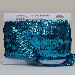 10 Yards Of 4 Row 1 1/2" Metallic Stretch Sequin Trim | 10 Yard Cut Gold 10 10 Yards Of 4 Row 1 1/2" Metallic Stretch Sequin Trim | 10 Yard Cut Gold -Michaels Fabric Sale 9858610398864