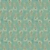 Springs Creative Mint Peacock Feathers Cotton Fabric