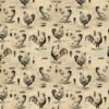 Springs Creative French Rooster Cream Stencil Cotton Fabric -Michaels Fabric Sale D219512S 1
