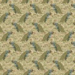 Springs Creative Multicolor Peacock Floral Cotton Fabric