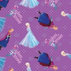 Disney® Frozen Sisters Forever Character Toss Cotton Fabric -Michaels Fabric Sale D219527S 1 1