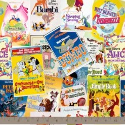 Disney® Posters The Greatest Love Story Ever Told Cotton Fabric -Michaels Fabric Sale D219528S 2