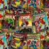 Marvel Retro Comics Covers Cotton Fabric 1 Marvel Retro Comics Covers Cotton Fabric -Michaels Fabric Sale D219529S 1
